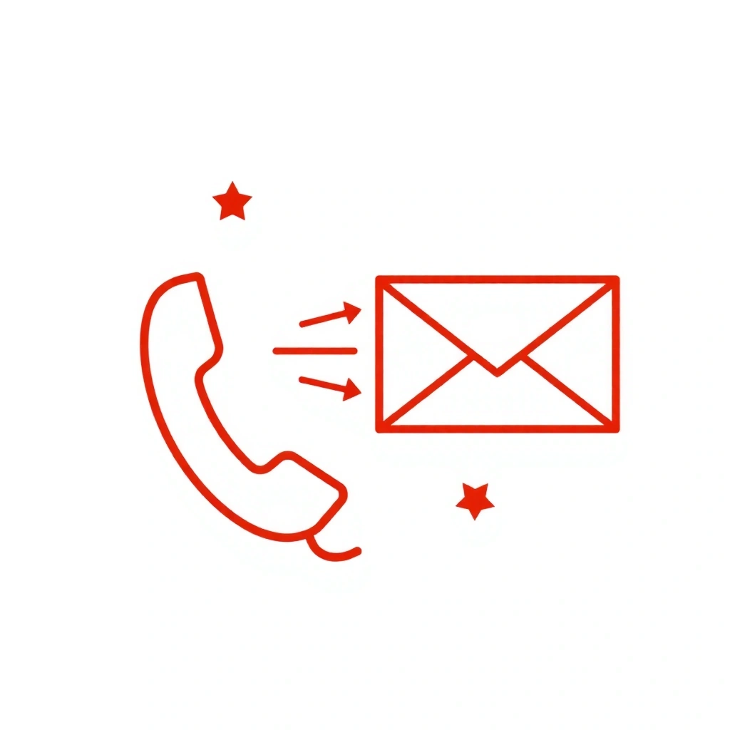 Icona di un telefono o busta per contatti